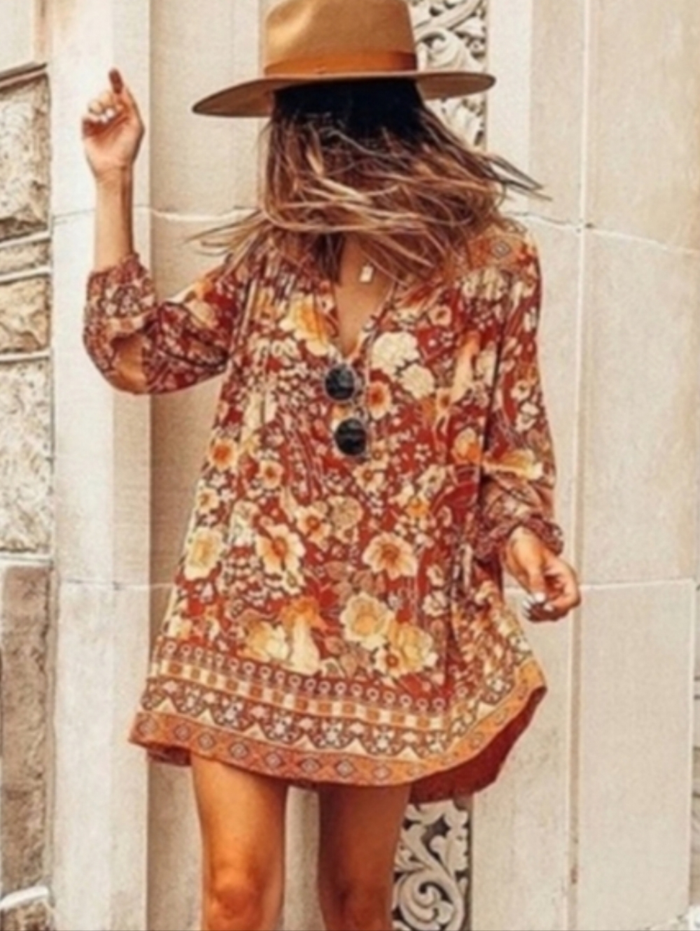 Spell Amethyst Amber Keyhole Playdress SZ M